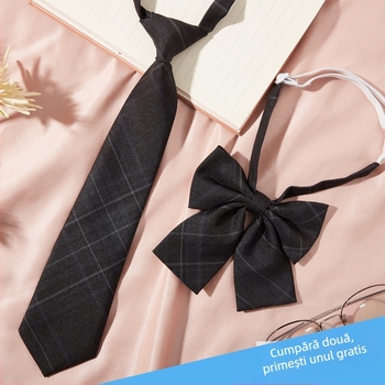 Clip de cravată cu model pătrat, stil cuplu, pentru adulți, floare pentru cravată