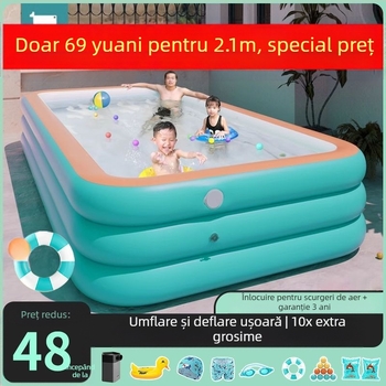 Zhilan piscină gonflabilă pentru copii — utilizare interioară/exterioară, piscină pentru baie a copiilor