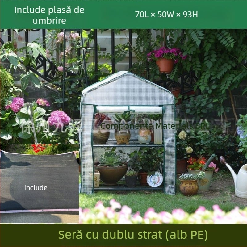 Sere de exterior pentru legume și flori, cu umbrire, impermeabilitate și izolație pentru balcon și grădină