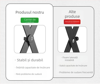 Stativ pliabil pentru gunoi pentru camping, cu suport pentru sacoșe de gunoi, 100% material plastic nou