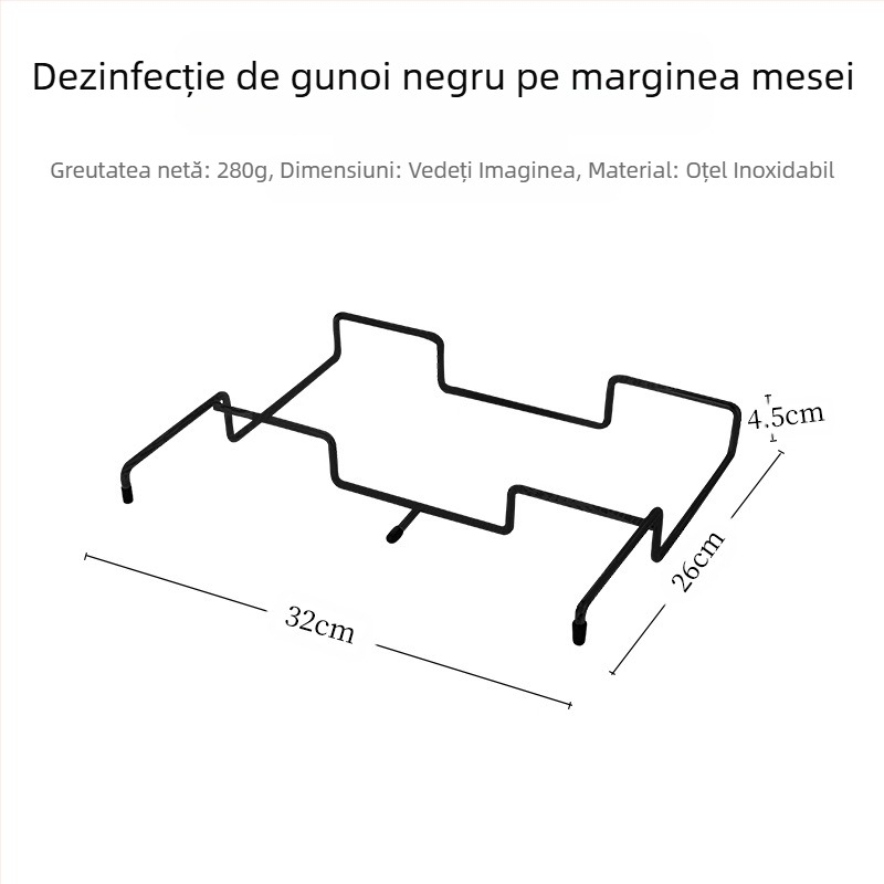 Stativ pliabil pentru gunoi pentru camping, cu suport pentru sacoșe de gunoi, 100% material plastic nou
