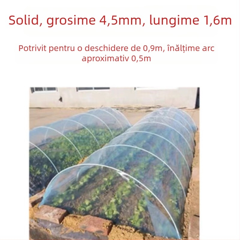 Raft pentru cultivarea legumelor pe balcon, cadru arcuit pentru ser cu folie dePlastic