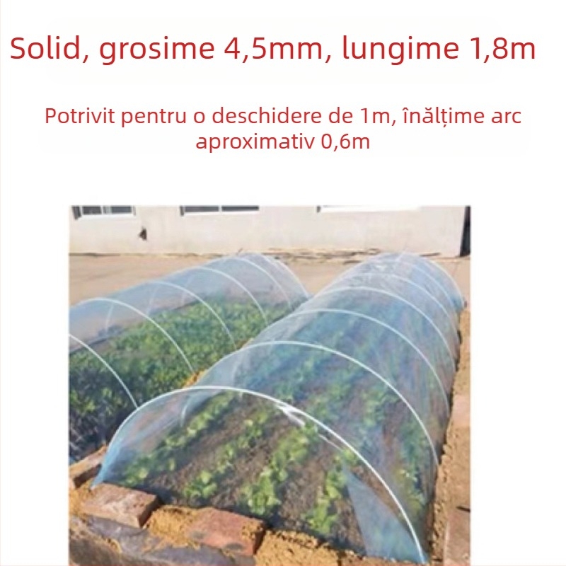 Raft pentru cultivarea legumelor pe balcon, cadru arcuit pentru ser cu folie dePlastic