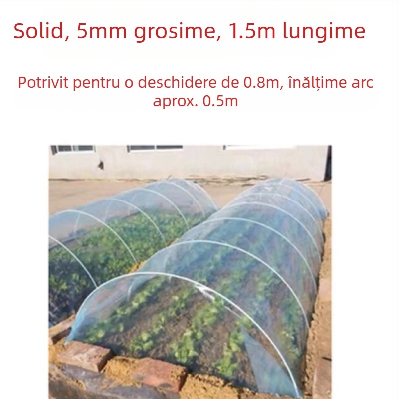 Raft pentru cultivarea legumelor pe balcon, cadru arcuit pentru ser cu folie dePlastic