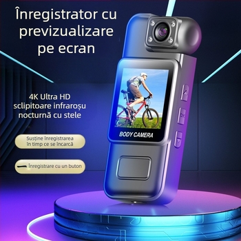 M11 Mini Cameră înregistrator portabil cu ecran LCD de 1,54 inch, 2.0 MP, microSD până la 128 GB, autonomie 4–5 ore
