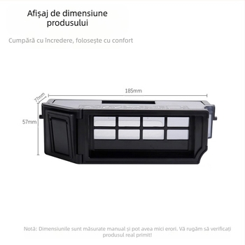 Accesoriu pentru cutia de praf Ecovacs X1 Omni/Tubrot10 (utilizare casnică, 51–100 m²)