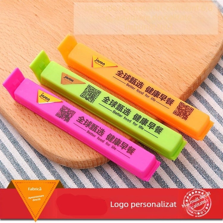 Clip etanșare din plastic Poly dry - imprimare logo disponibilă, origine Yiwu, lansare primăvara 2013