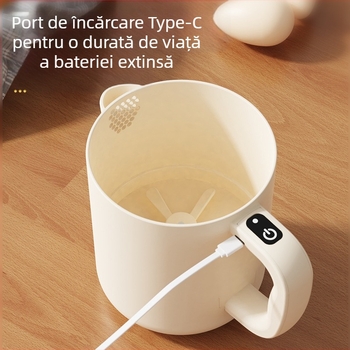 Mini mixer electric pentru ouă și mixer multifuncțional cu spălare și filtrare a orezului, 3.7V, 0.8W, 0.8Hz