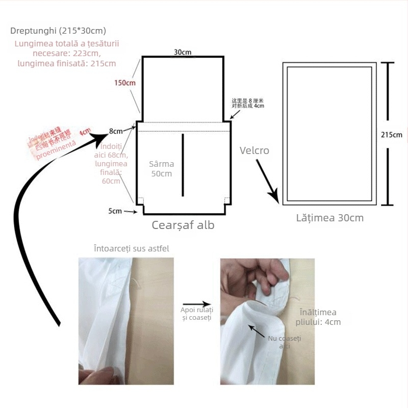 Pânză de etanșare pentru climatizor de fereastră — impermeabilă, anti țânțari, protecție împotriva aerului direct; Material: fibră chimică; Brand: Boxin