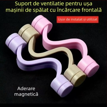 Clemă fixă pentru mașini de spălat cu încărcare frontală – anti-alunecare, design din plastic, stil modern simplu
