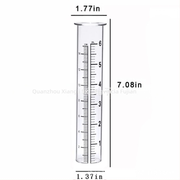 Pluviometru din fier pentru exterior, țeavă de măsurare a ploii, Xiang Li Ji
