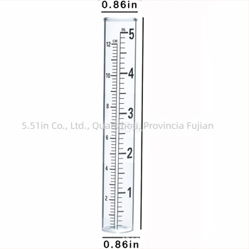 Pluviometru din fier pentru exterior, țeavă de măsurare a ploii, Xiang Li Ji