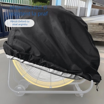 Husă de protecție pentru ventilator în stil industrial, din Oxford, protecție împotriva prafului, impermeabilă, protecție UV, pentru podea, husă universală de protecție
