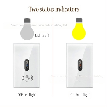 Comutator cu senzor infraroșu, control prin gesturi, pentru decor interior, 100–277V AC