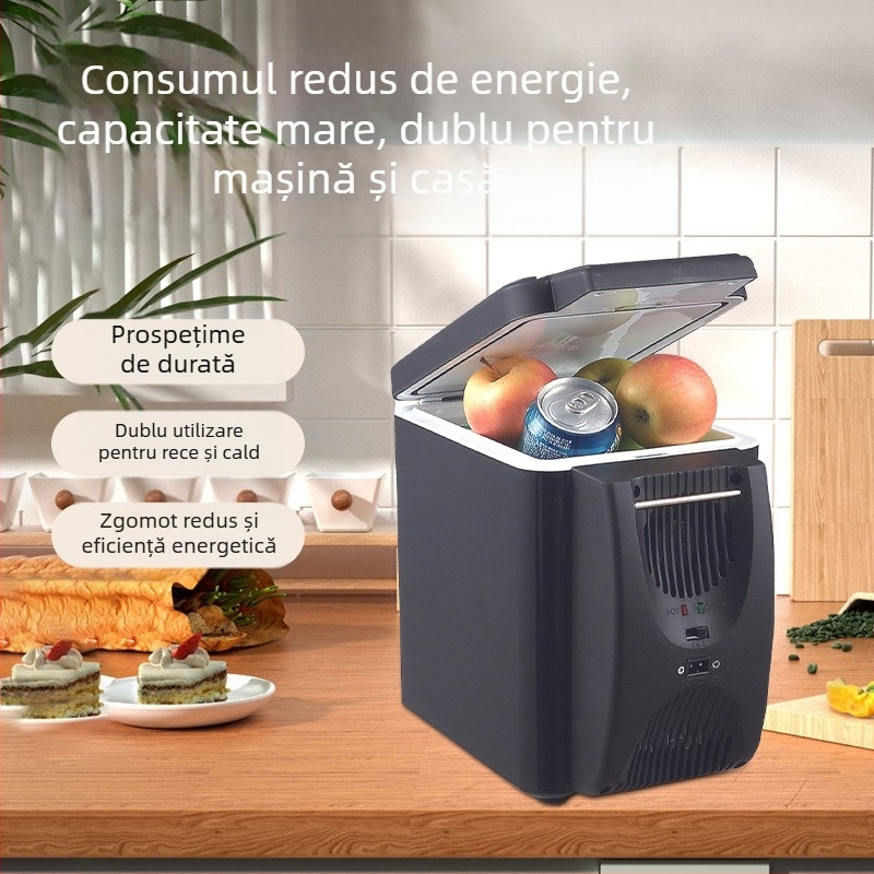 Aoqun frigider semiconductor auto, 12V, 48W, interval răcire-încălzire 5–65°C, PP întărit