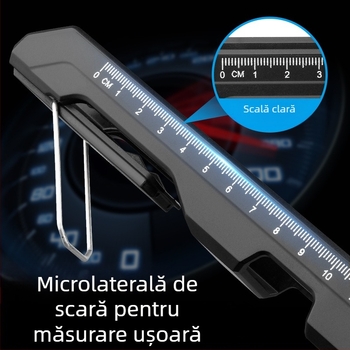 Lampă de lucru LED, Type-C cu riglă de măsurare, 10W, IP65, unghi de iluminare 360°