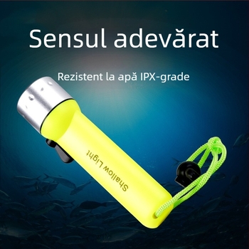 Fire Aurora Lanternă LED pentru scufundări – impermeabilă, LED 3W, rază până la 50 m