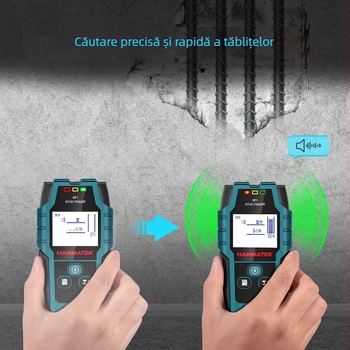 SF1 Detector de perete – Detectare metal de înaltă precizie pentru armături, cabluri, țevi metalice și lemn