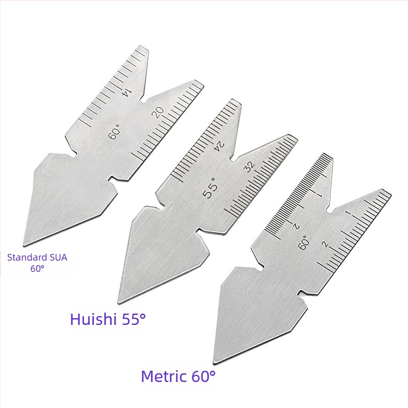 Journalists Set de patru piese pentru ghidaj cu filet și ghidaj central, 55°–60°, integrat metric-imperial