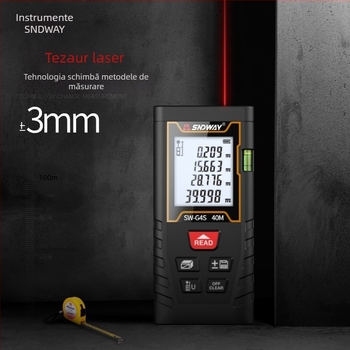 SW-MT4 distanțier laser, dispozitiv manual, măsurare infraroșu, riglă electronică