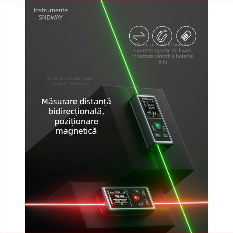 Distanțier laser bidirecțional SW-DR60/100 de la Deep Dawei – rază 60/100 m, distanțier cu laser, seria Rangefinder