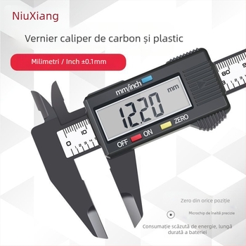 Caliper vernier digital pentru bijuterii – precizie înaltă, electronic din plastic, pentru măsurarea brăţărilor din jad