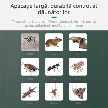 Lampa cu ultrasunete pentru țânțari, conectată la priză, îndepărtarea acarienilor și iluminare ambientală de noapte, LED, acoperire 11–20 m²