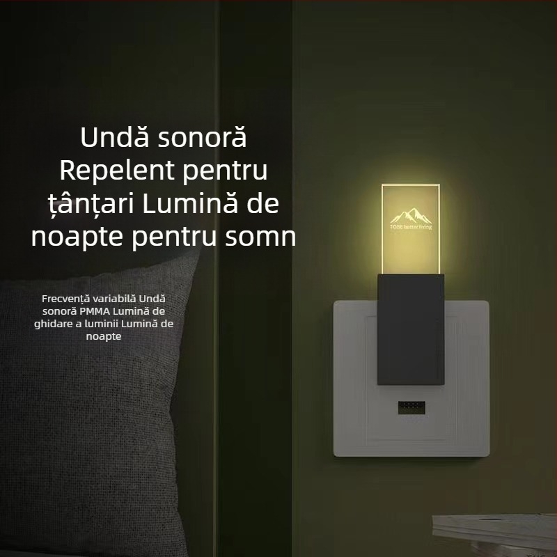 Repeller ultrasonic pentru uz casnic, contra insectelor și rozătoarelor, sigur pentru copii și femei însărcinate