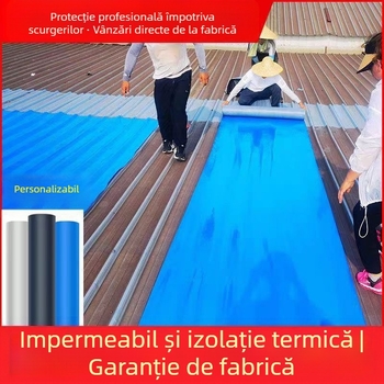 Membrană hidroizolantă autoadezivă — compozit TPU polimer SBS; impermeabilitate 0,3 MPa; rezistență la îndoire 200; rezistență la presiune 250; rezistență la întindere 400; rezistență la rupere 400