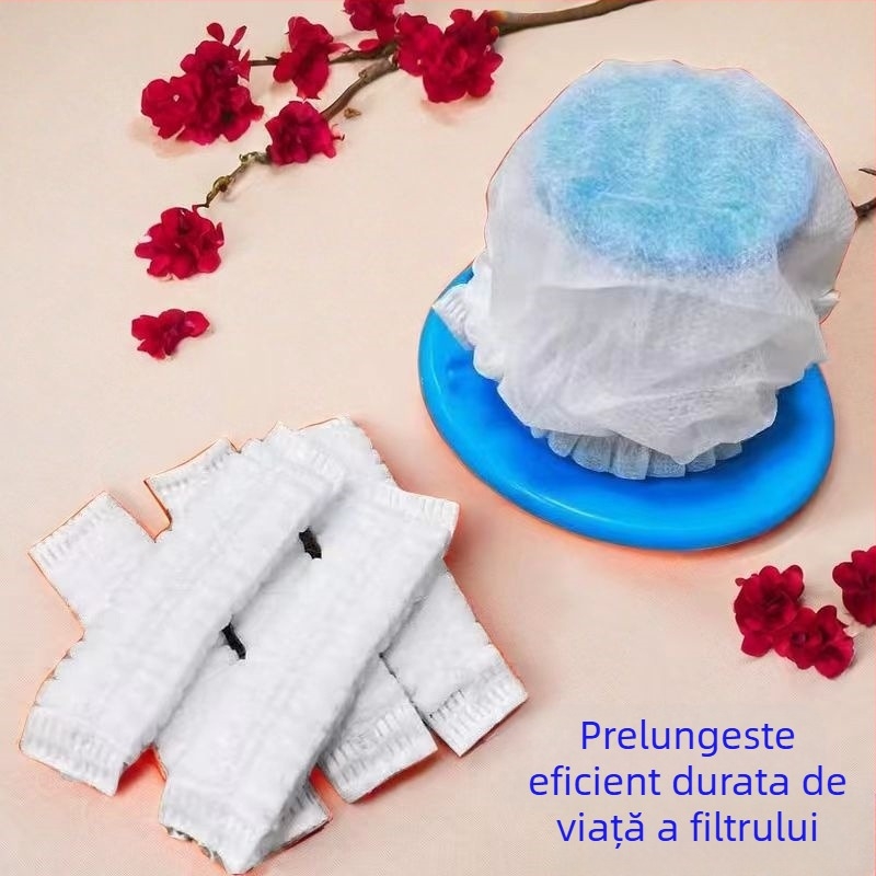Filtru de aspirator de unic folosință: element filtrant, husă din material nețesut, compatibil universal, design îngroșat, material plastic