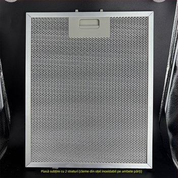 Filtru universal pentru hota de bucătărie cu plasă din oțel inoxidabil, grilă din oțel, modelul 001, separator de ulei