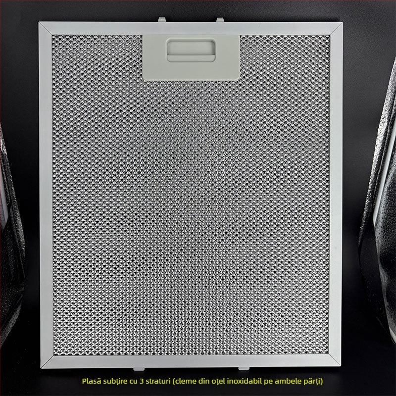 Filtru universal pentru hota de bucătărie cu plasă din oțel inoxidabil, grilă din oțel, modelul 001, separator de ulei