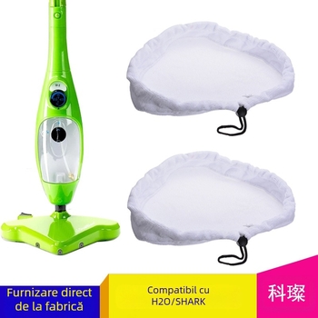 Padă mop cu abur compatibil Shark X5 H2O/H20 S302, microfibră reutilizabilă, model H2O Rag, curățarea podelei, uz casnic, 101–150 m²