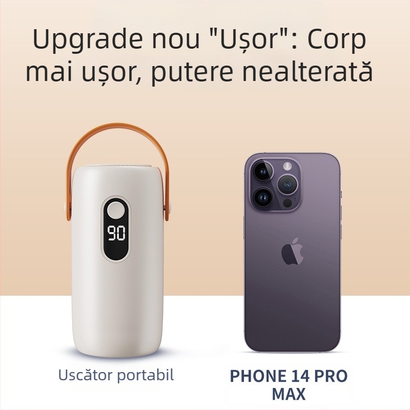 Uscător de haine compact YQ-512, 220V, 200W, 300Hz