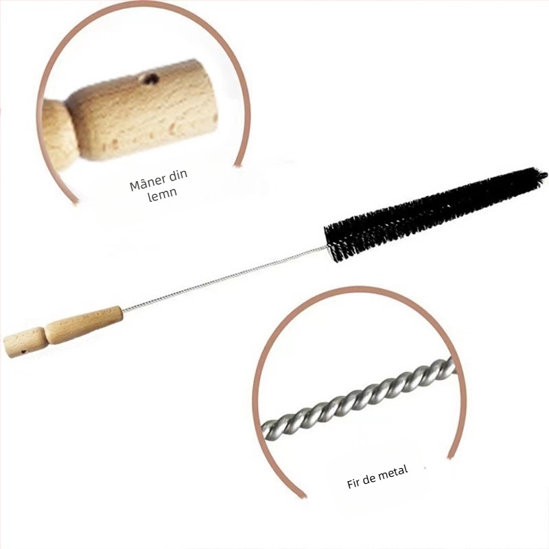 Perie de curățare pentru mașina de spălat, material PET, 0.01 kg, pentru curățarea conductelor uscătorului și a suprafețelor interioare ale radiatoarelor.