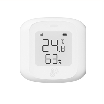 Senzor inteligent de temperatură și umiditate cu Zigbee 3.0, ecran, utilizare în interior, model Lktmzl02