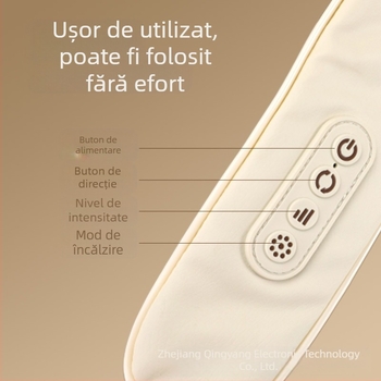 Masaj pentru umăr și trapez cu compresie caldă și frământare, 6 capete, model 8620, Qingyang, fizioterapie cu infraroșu