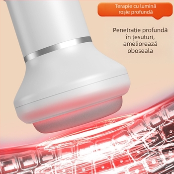 Mașină de slăbit — masaj portabil fără fir cu încălzire infraroșu, mai multe moduri, simulare masaj manual, masaj în mai multe puncte, încărcare fără fir