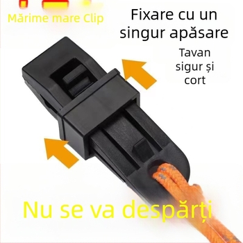 Clip pentru sfori de vânt – multifuncțional pentru corturi și copertine, fixare rezistentă la vânt, din PP plastic