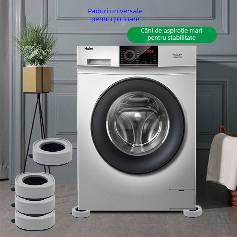 Podele universale pentru mobilier de casă cu izolare la vibrații, anti-derapare, rezistente la umezeală și absorbție a șocurilor; pentru mese, scaune, mașini de spălat și frigidere; material EVA/silicon/guma