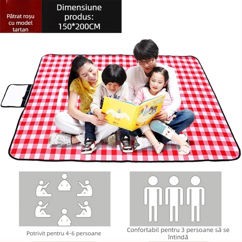 Coș de picnic din ratan, personalizabil, cu capac, izolat termic pentru depozitare în aer liber, set de 6