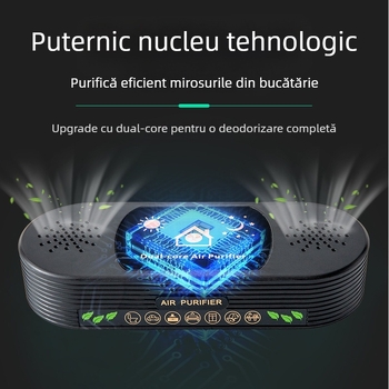 Purificator de aer pentru bucătărie cu ioni negativi, eliminarea mirosurilor, eliminarea formaldehidei, funcționare silențioasă, montare pe perete