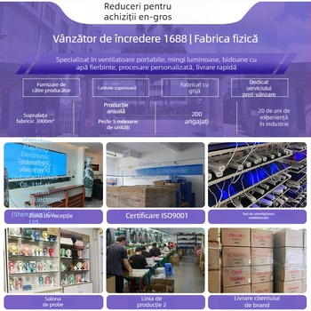 Recuzită de dans cu LED luminoasă – minge LED, activată prin buton, PVC, construcție semi-manuală, minge tip flash, logo imprimat