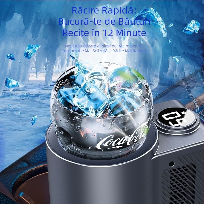 Pahar auto pentru băuturi calde și reci (Universal, aliaj de aluminiu, până la 5 L, 12V, 36W)