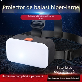Frontala LED cu încărcare USB pentru exterior — impermeabilă, rază de fascicul 100 m, autonomie 3 ore