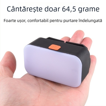 Frontala LED cu încărcare USB pentru exterior — impermeabilă, rază de fascicul 100 m, autonomie 3 ore