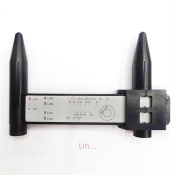 Caliper PCD și riglă pentru butuc, pentru 8 găuri — Instrument de măsurare a distanței dintre orificiile de pe butuc