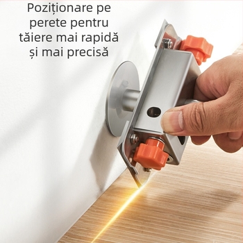 Instrument de trasare a liniilor pentru tâmplărie, din oțel inoxidabil, multifuncțional
