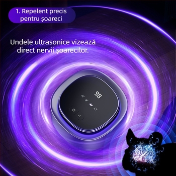 Repeller ultrasonic pentru șoareci și țânțari, lampă pentru uz casnic și exterior