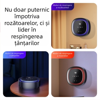 Repeller ultrasonic pentru șoareci și țânțari, lampă pentru uz casnic și exterior